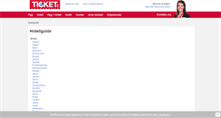 Desktop Screenshot of hotellguide.ticket.se
