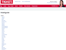 Tablet Screenshot of hotellguide.ticket.se