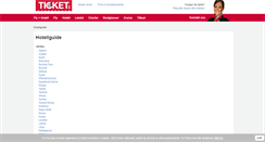 Desktop Screenshot of hotellguide.ticket.no